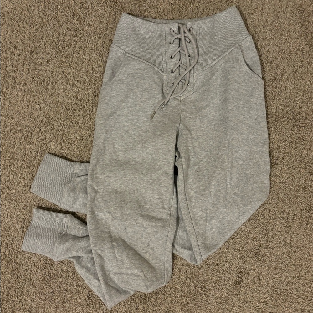 Forever 21 Lace Up Sweatpants